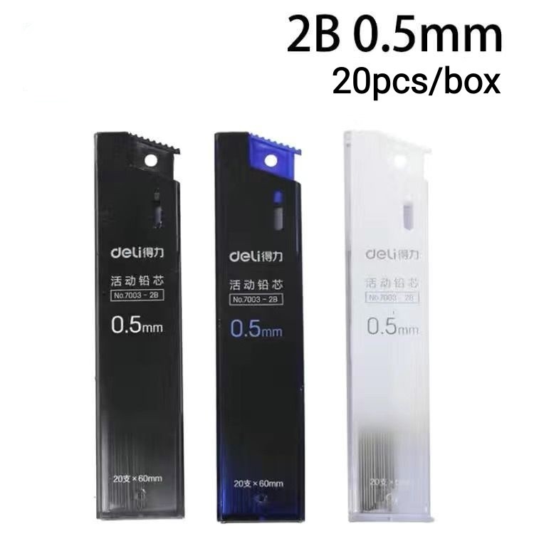 4 Box of 2B Mechanical Pencil Refill Propelling Automatic Pencil Lead 0.5mm