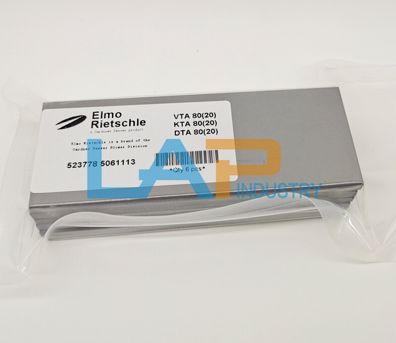 6PCS/PACK Carbon Vane 523778 526886 523851 FIT FOR Rietschle Pump DTA80 KTA80