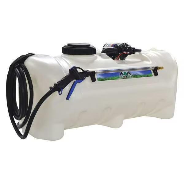 25 gal Spot Deluxe Sprayer, Polyethylene, 15 ft L Hose, Not Applicable L Wand,
