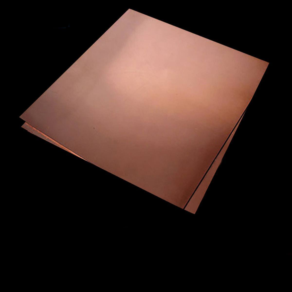 US Stock 1.5mm x 100mm x 100mm 99.9% Pure Copper Cu Metal Sheet Plate