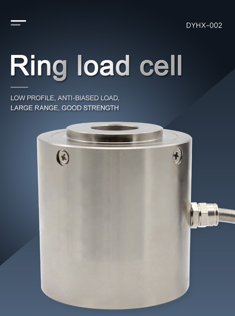 DAYSENSOR Circular Load Cell Sensor Bolt Sensor for Screw Warning Force 5-50T