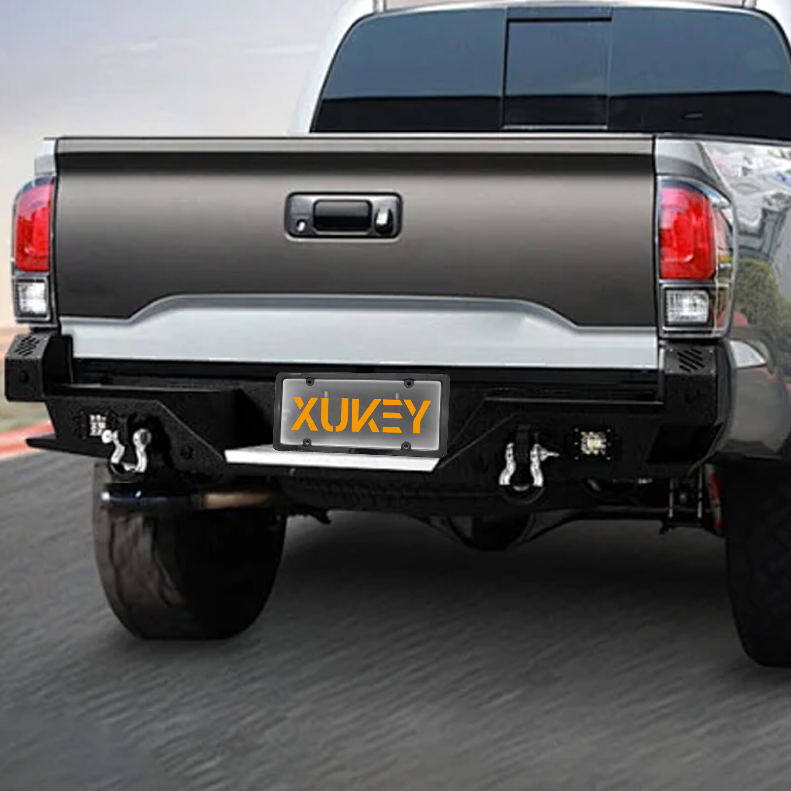 2X Unbreakable License Plate Covers+Frames Auto Tag Shield Protector Front Rear