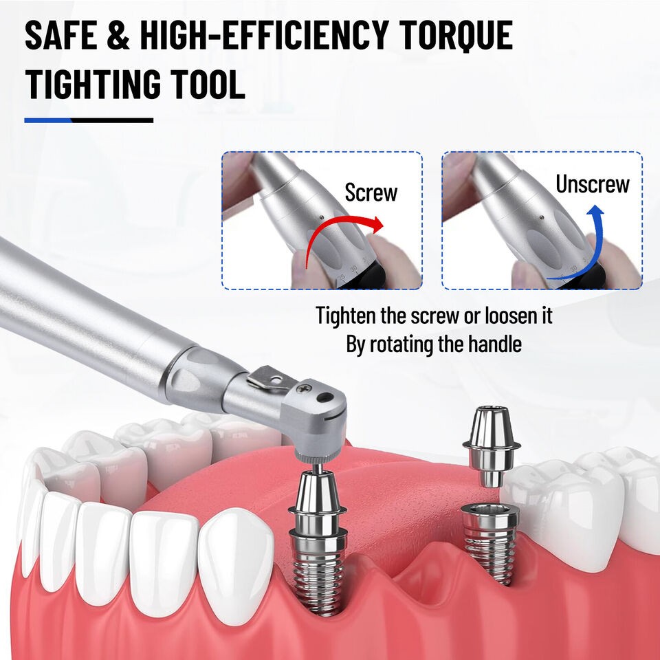 Dental Universal Implant Torque Wrench Drivers Implant Instrument 16pcs Drivers