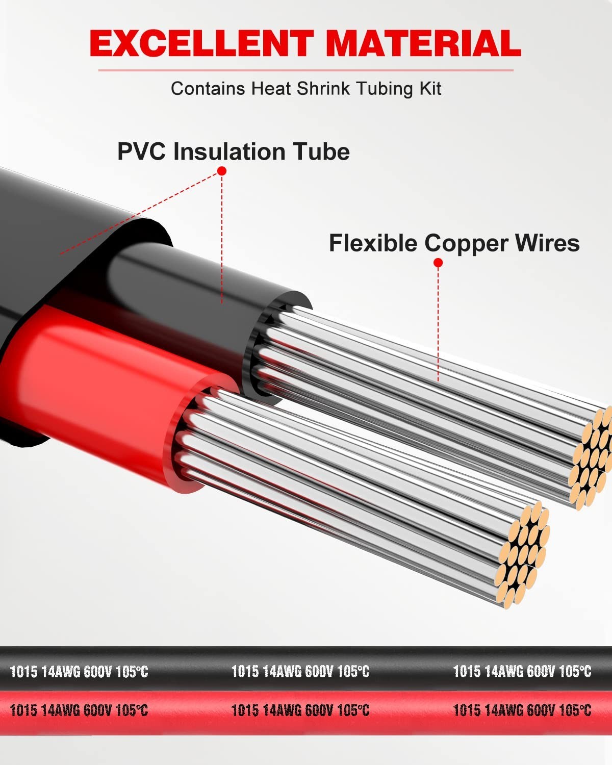 14 Gauge 2 Conductor Tinned Copper Wire 200FT Automotive Marine