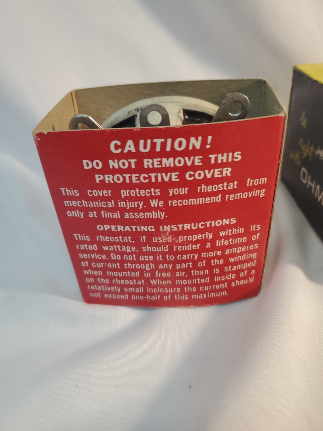 Ohmite RHS100 All Ceramic ENAMELED MODEL K Rheostat 100W 1500 OHM #0458