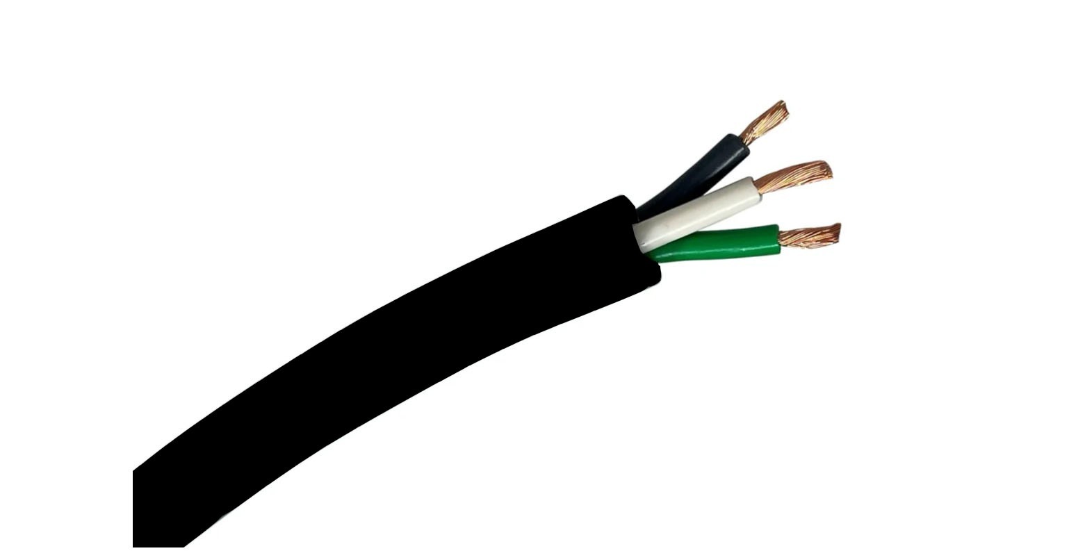 100′ 12/3 STOW Portable Power Cable PVC Jacket BLACK 20A 125V /240V