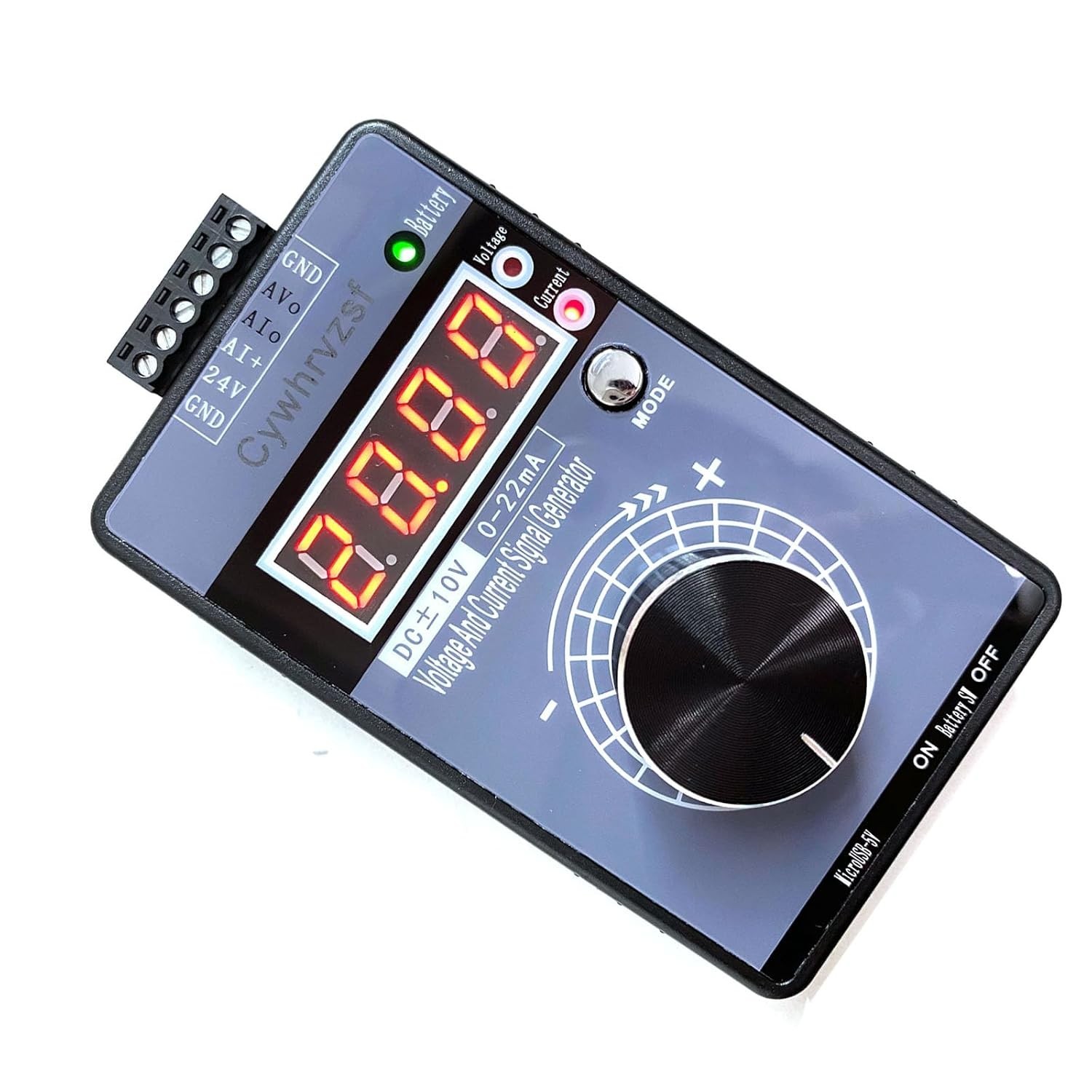 4-20mA 0-10V Signal Generator,Adjustable Voltage Current Simulator,for PLC De…