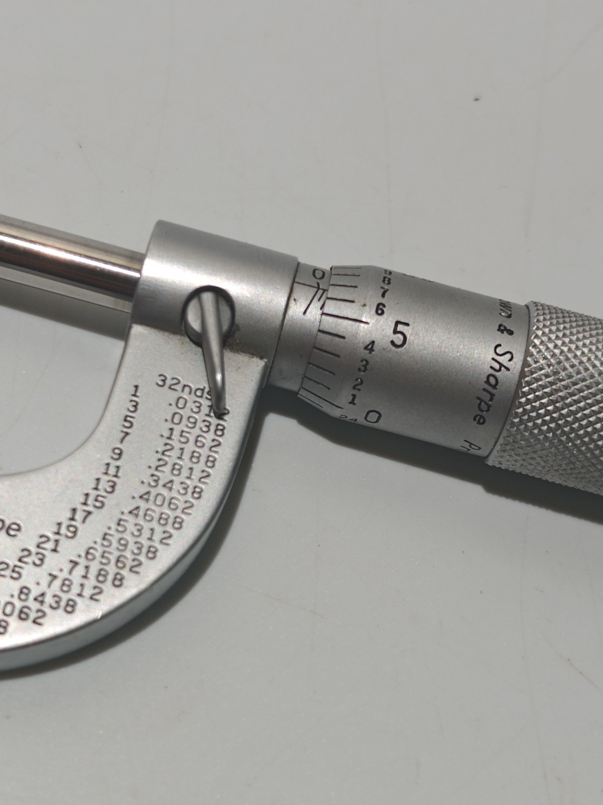Brown & Sharpe 1 micrometer 0-1”W/ Purchased Engraved And Never Used Excellent
