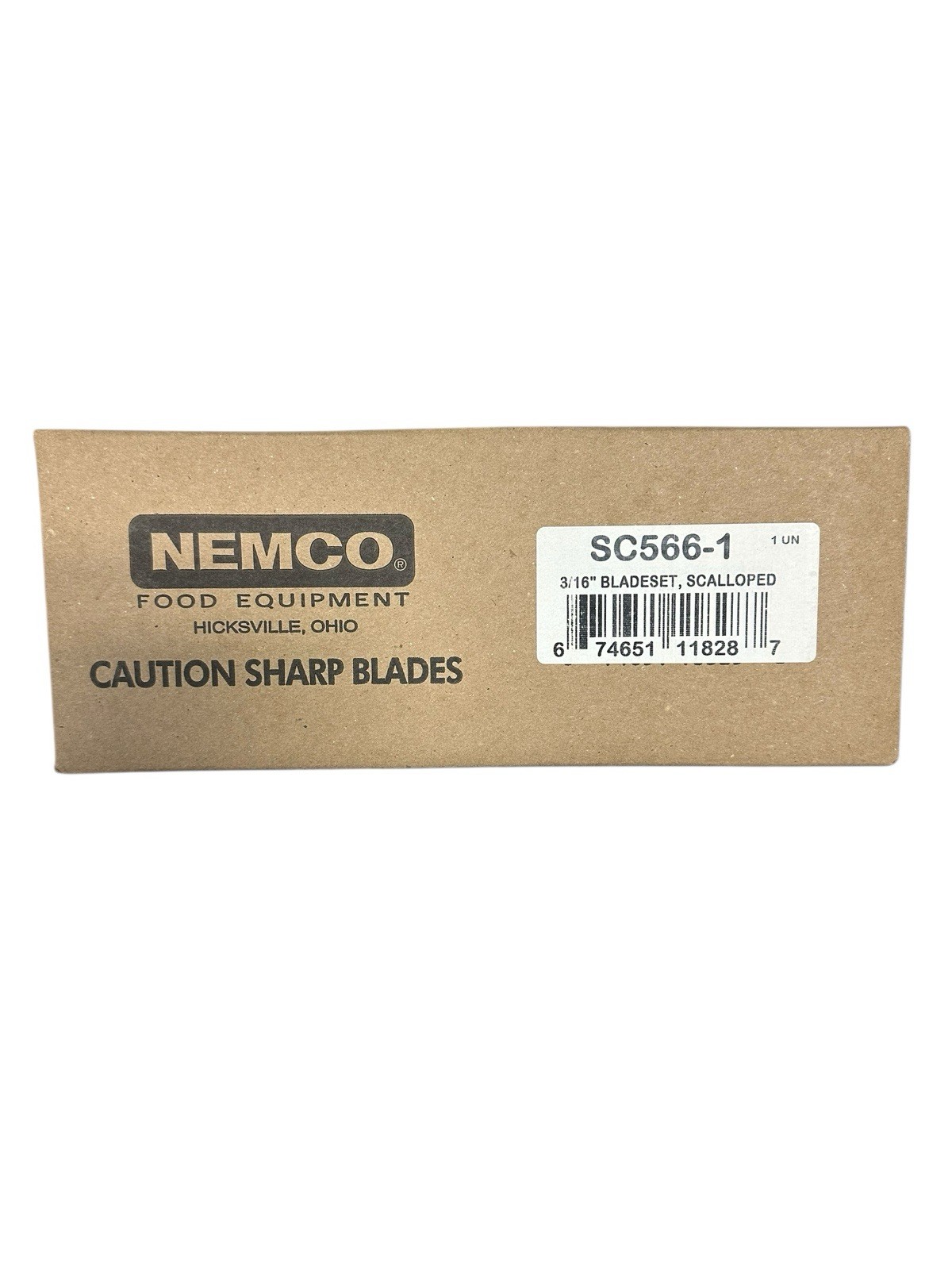 Nemco SC566-1 Scalloped Blade Set 3/16″ NEW FreeShipping