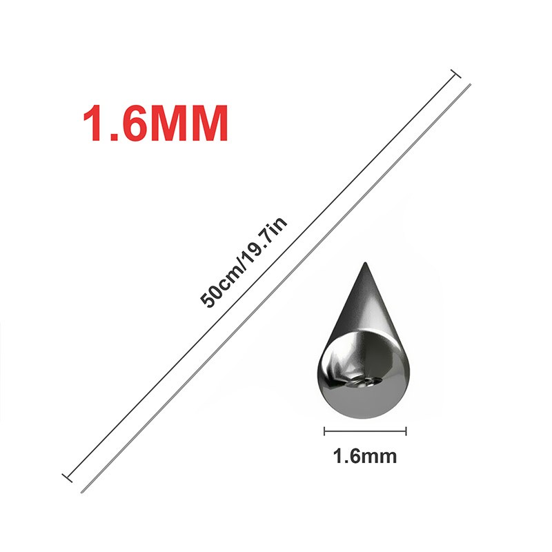 20Pcs Aluminum Brazing Solution Welding Flux-Cored Rods Low Temperature Wire