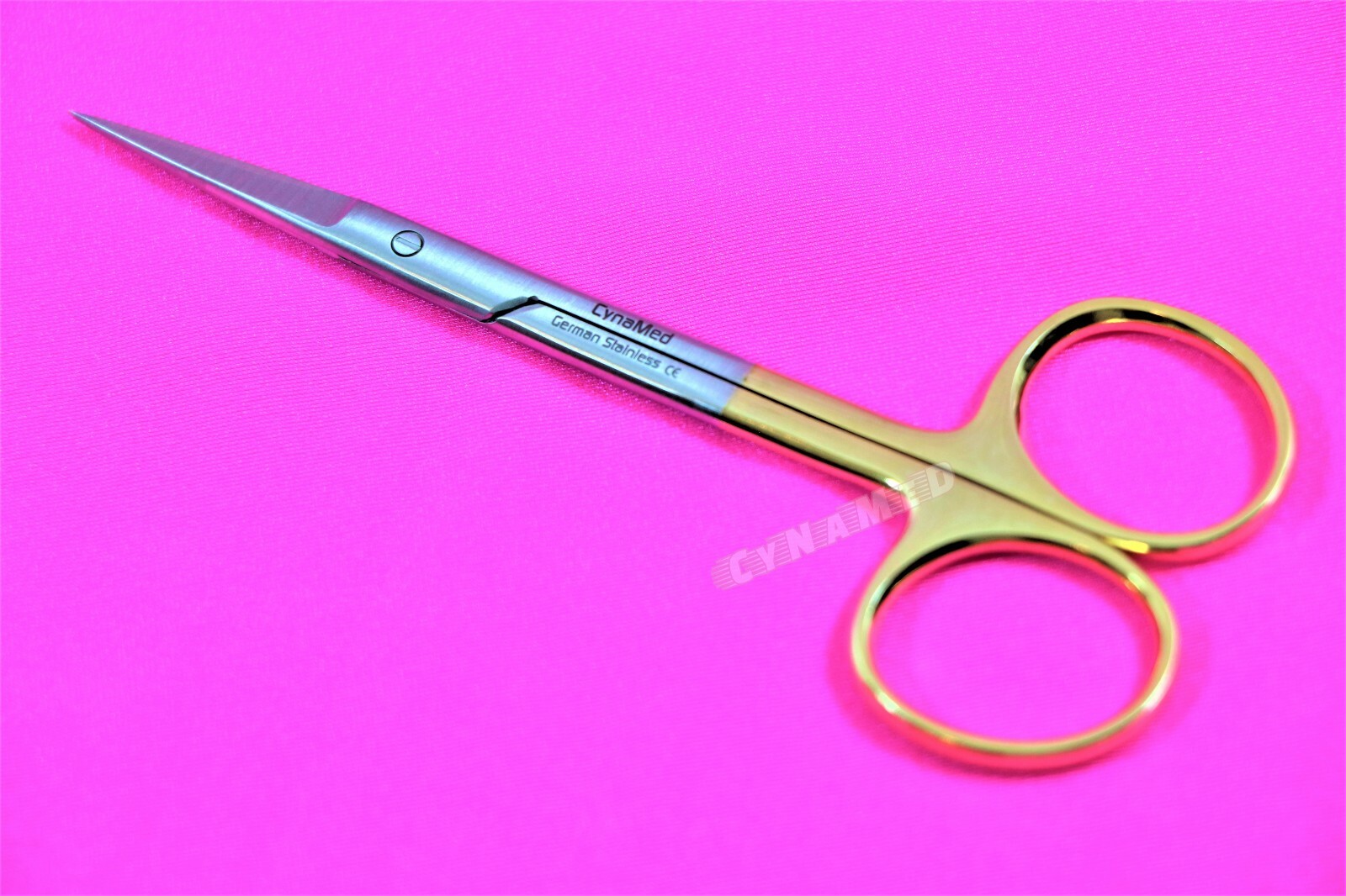 NEW 5 Premium GERMAN TC Iris Scissors 4.5″ Straight Surgical Dental Instruments