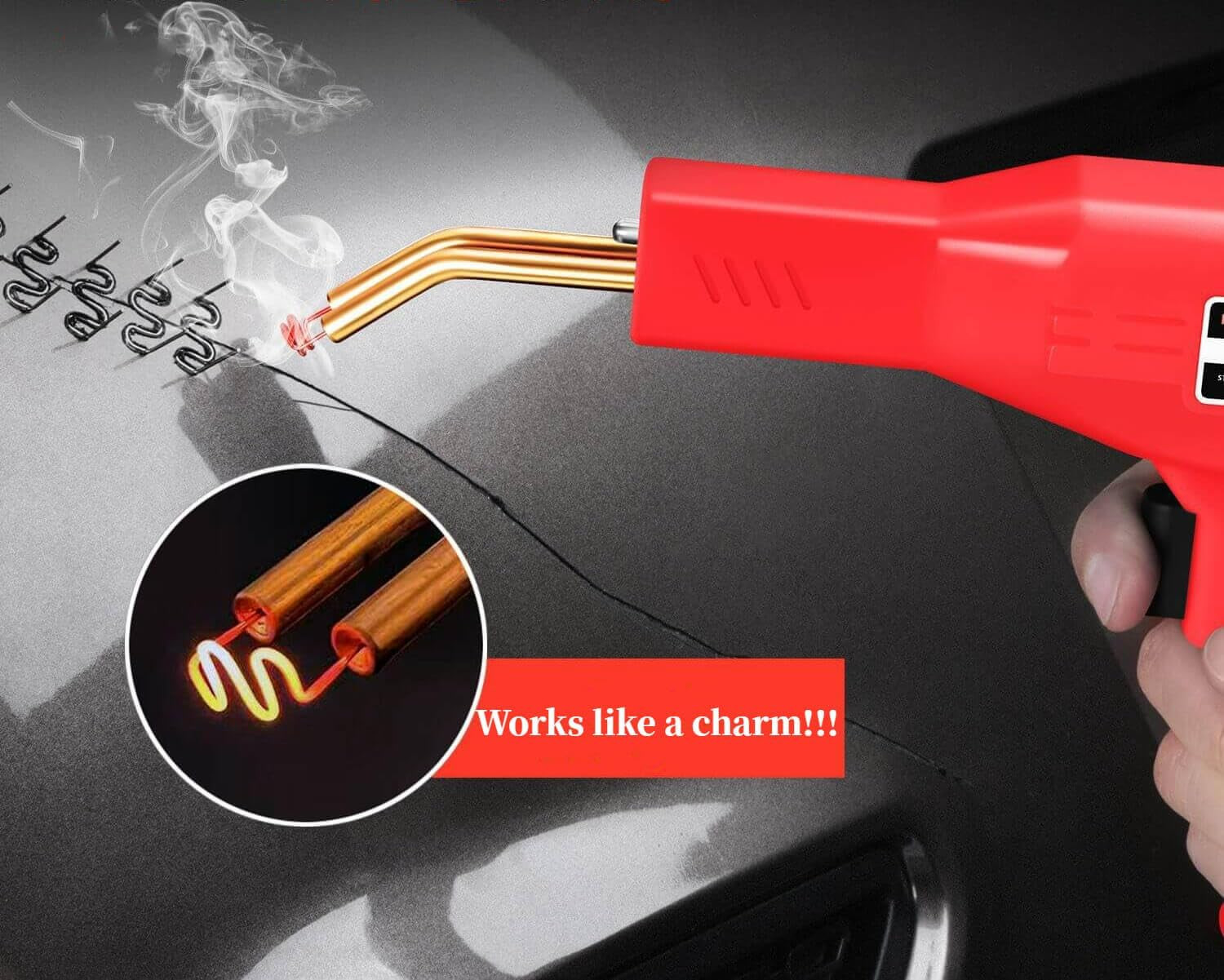 220W Plastic Welder, Multipurpose Fit, Plastic Welding Kit, Quick Plastic Repair