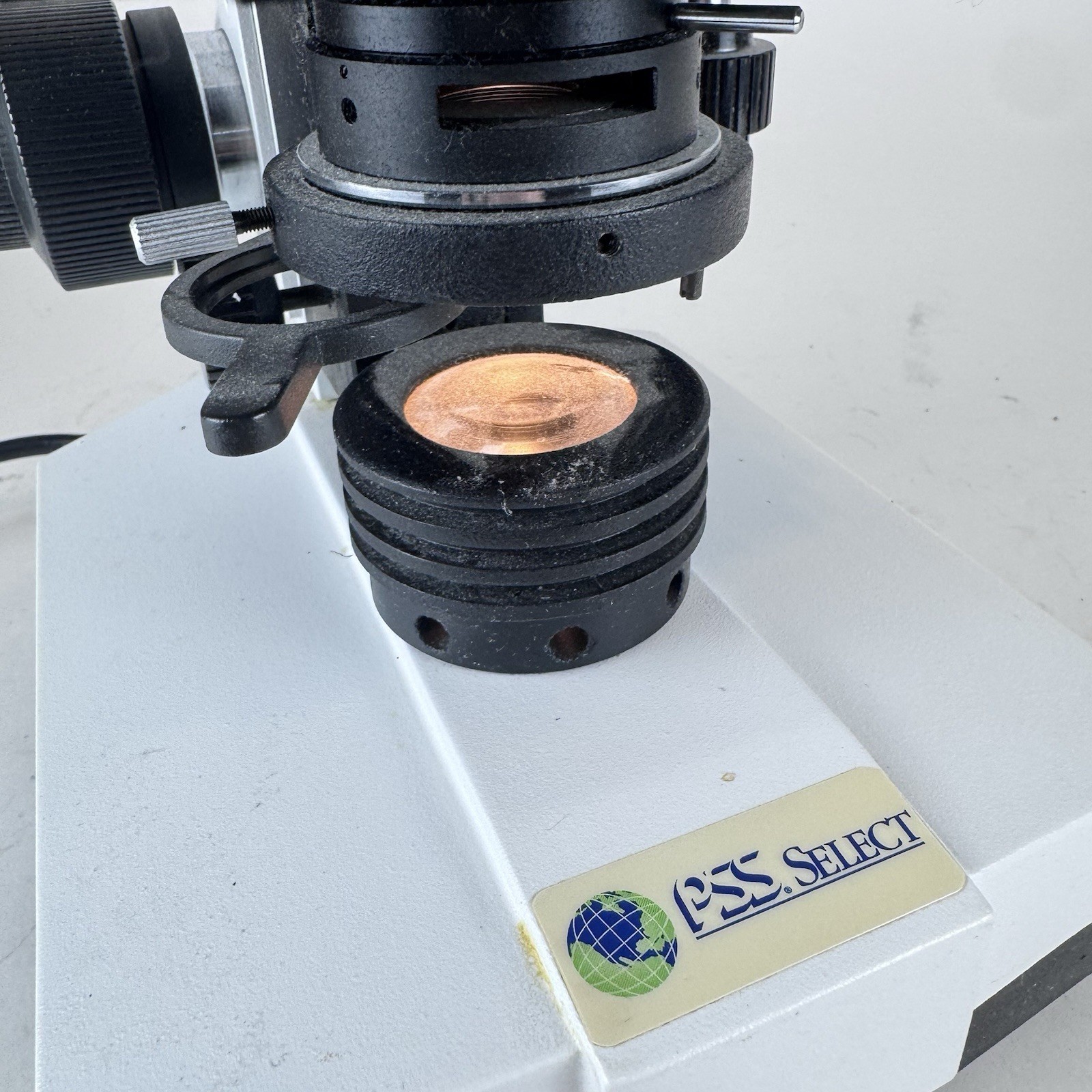 PSS Select Laboratory Compound Binocular Microscope + 4X 10X 40X 100X Objectives