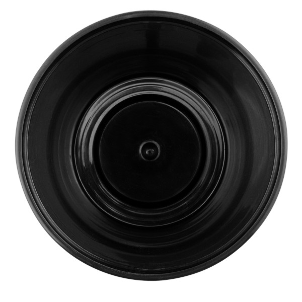 Karat 32 oz Black PP Injection Molded Round Deli Containers with Lids – 240 Set