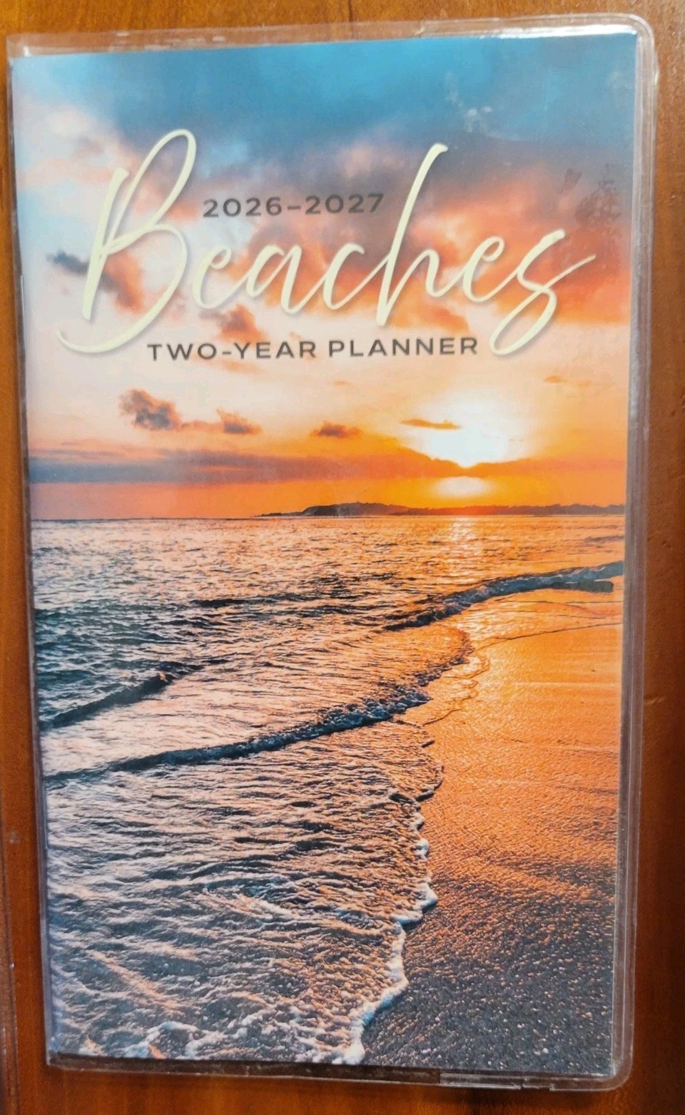 2026-2027 Two Year Pocket Planner In Plastic Cover New Flowers, Psalms Cats etc.