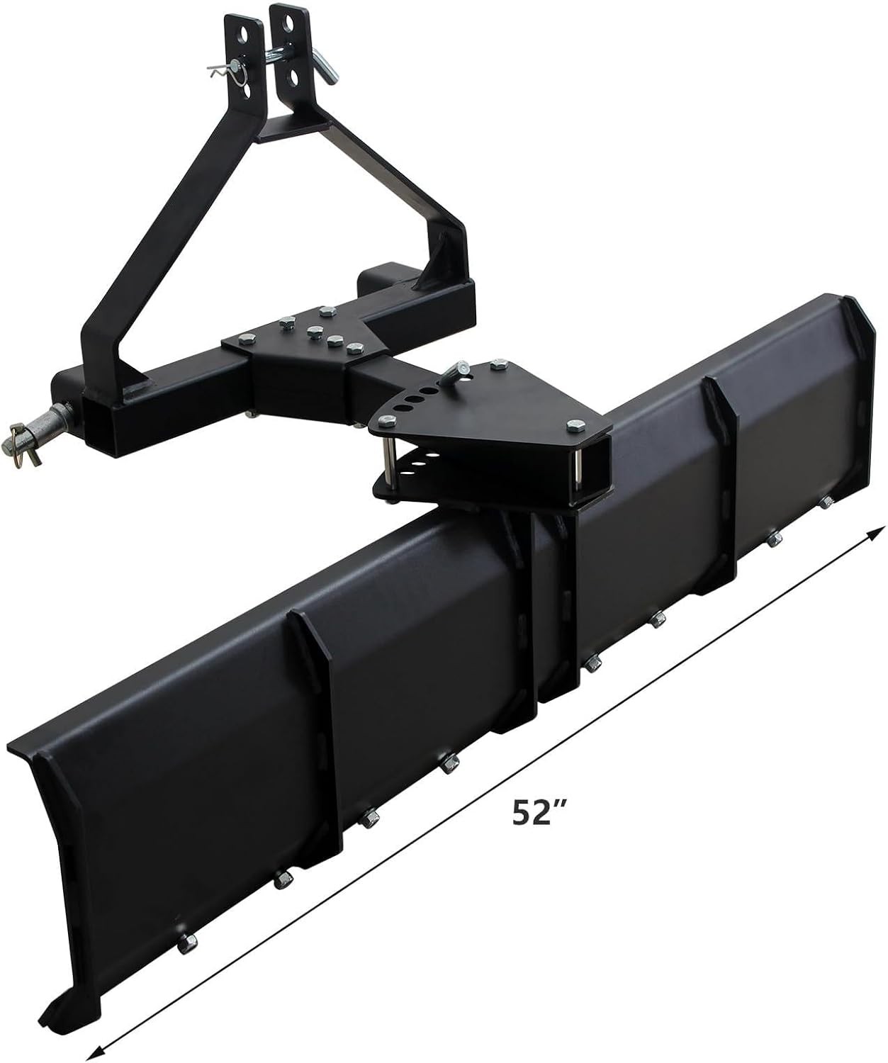 52 In Tractor Grading Blade CAT 0 1 Heavy Duty Steel Scraper for Arena Driveway