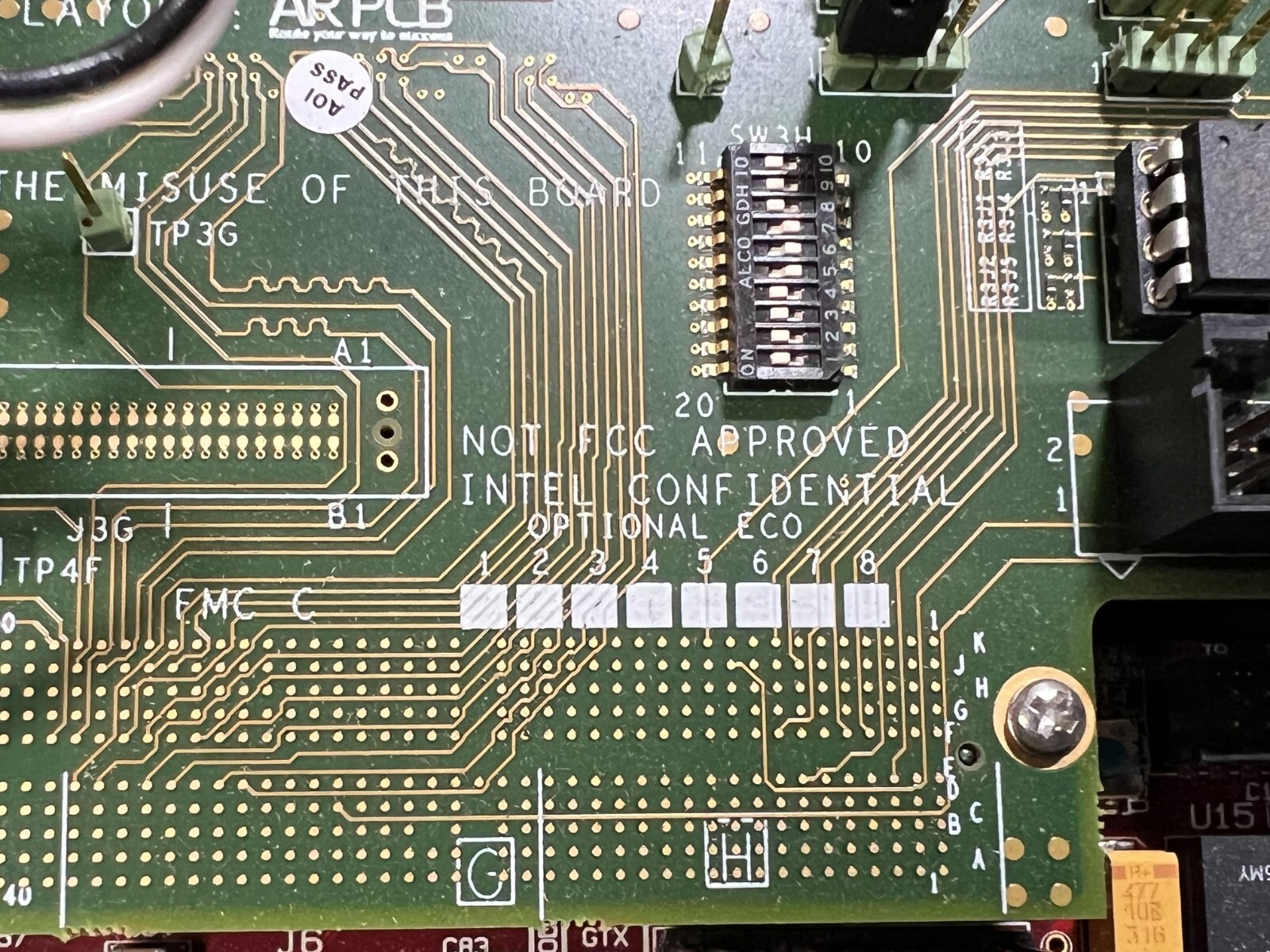Laser Assembly, 0X54FB_100MHZ, HiTech Global PCI-E 8 Lane Gen 3.0 PCB, 167584