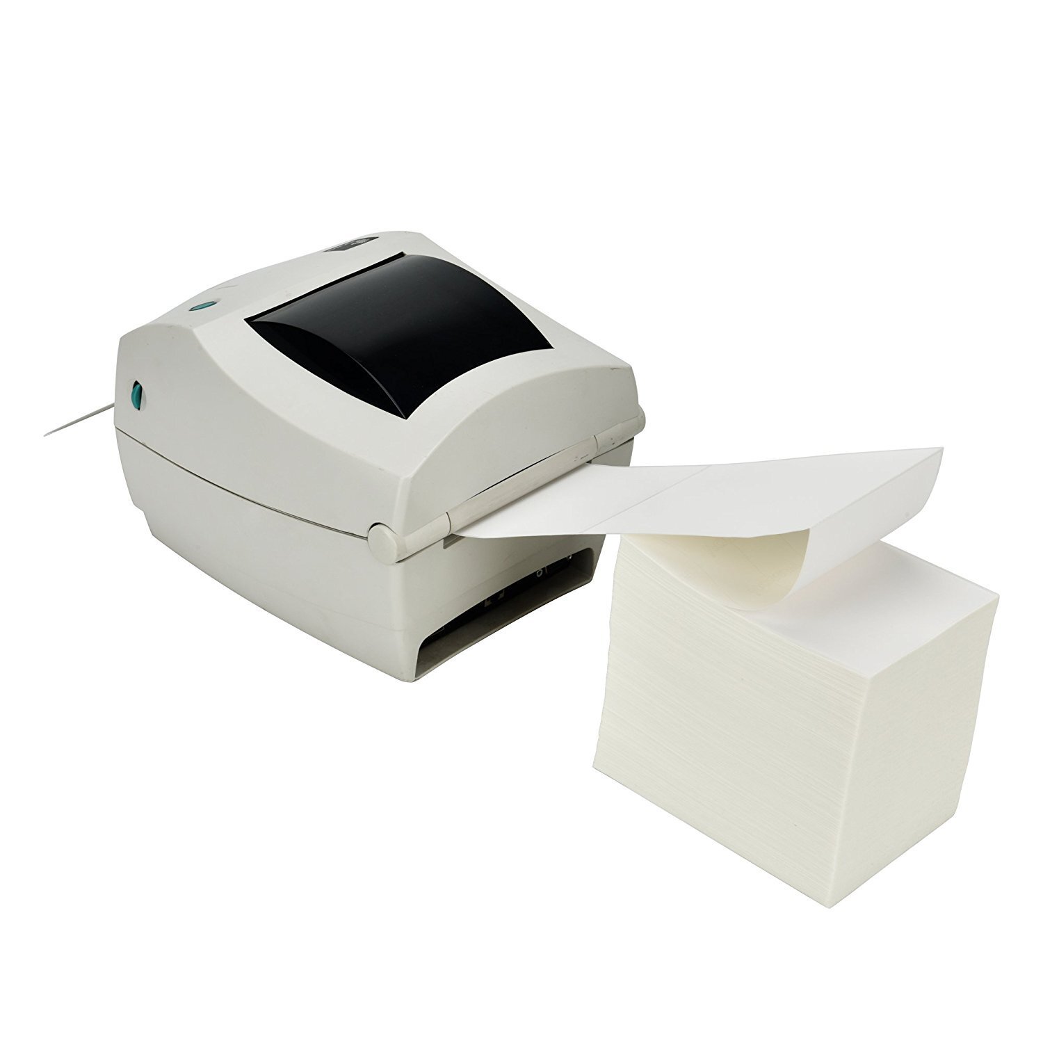 Fanfold 4″ x 6″ Direct Thermal Shipping Labels 500 / Stack Perforated Zebra 2844
