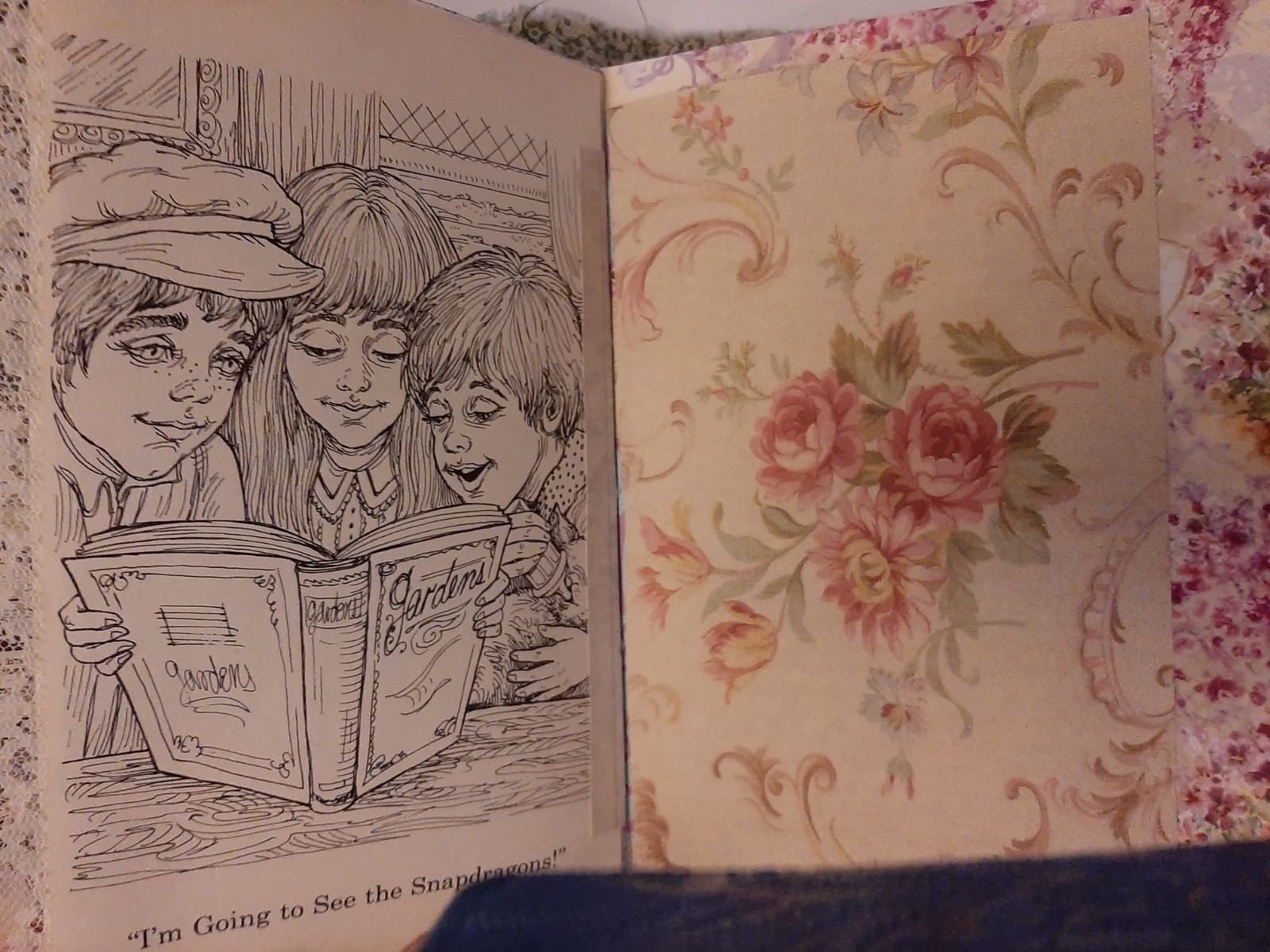 Junk Journal Handmade chunky «Secret Garden» Soft and squishy Classic Story