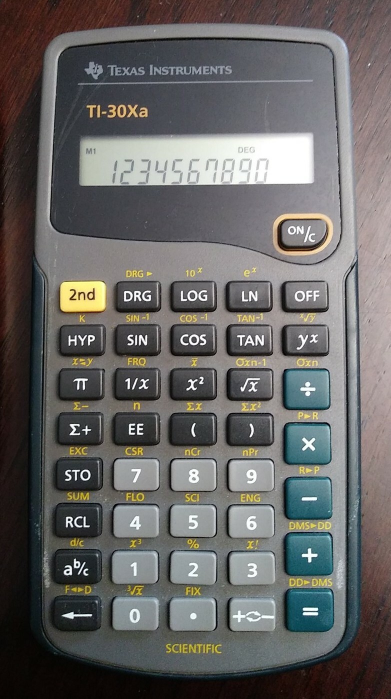 Texas Instruments TI-30Xa Solar Scientific Calculator USED Tested Fast Shipping