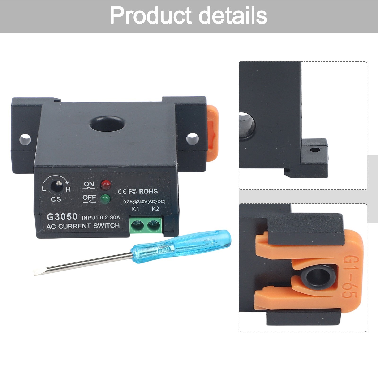 1pc Sensors Sensing Switch Flameproof Fireproof ABS IP30 NC/NO Without Power