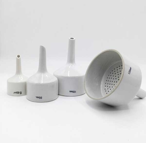 40mm – 200mm Ceramic Buchner Funnel Porcelain Chemistry Porous Filter Funnels