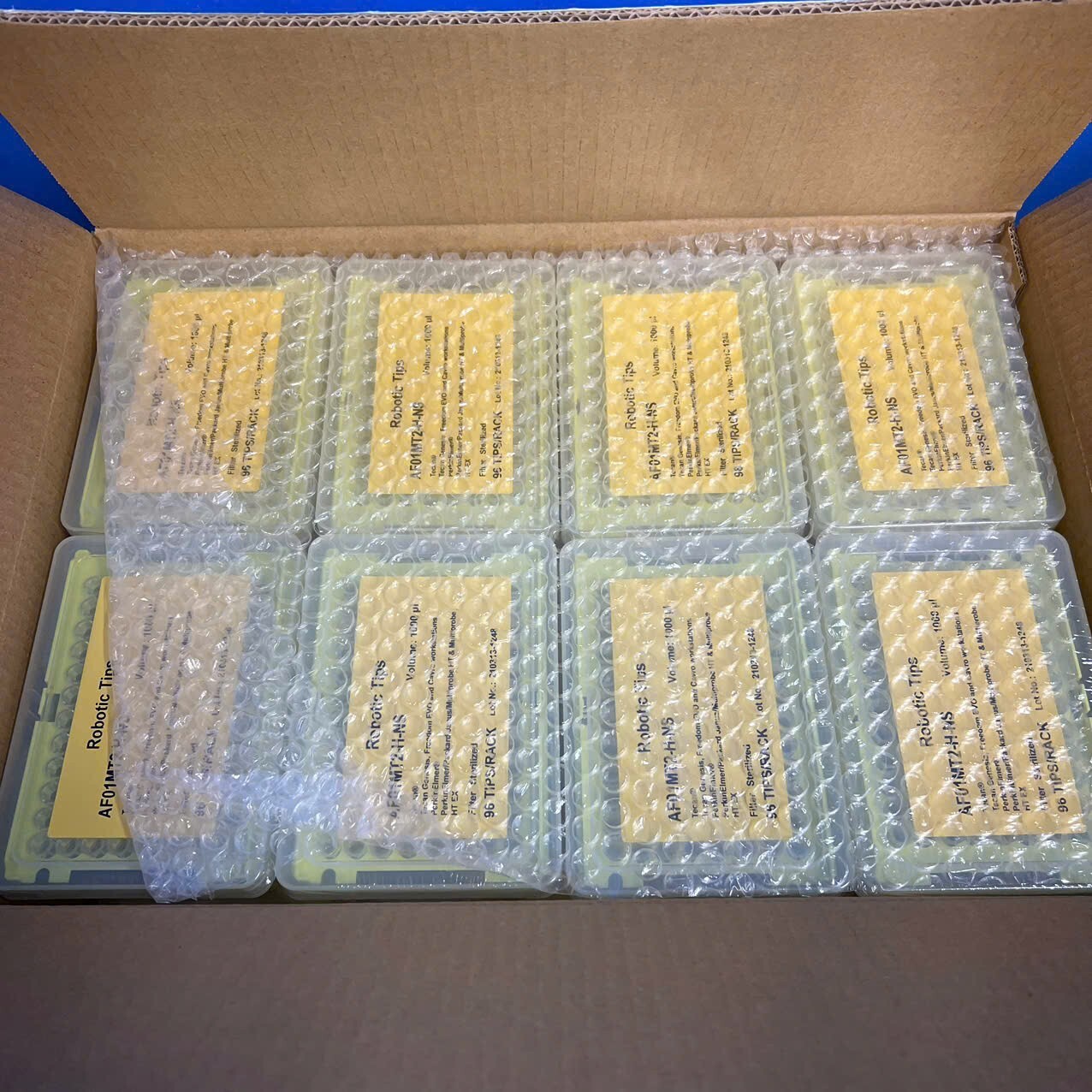 GEB AF01MT2-H-NS 1000μL Pre-Sterilized for Tecan Robotic Liquid Handler LiHa