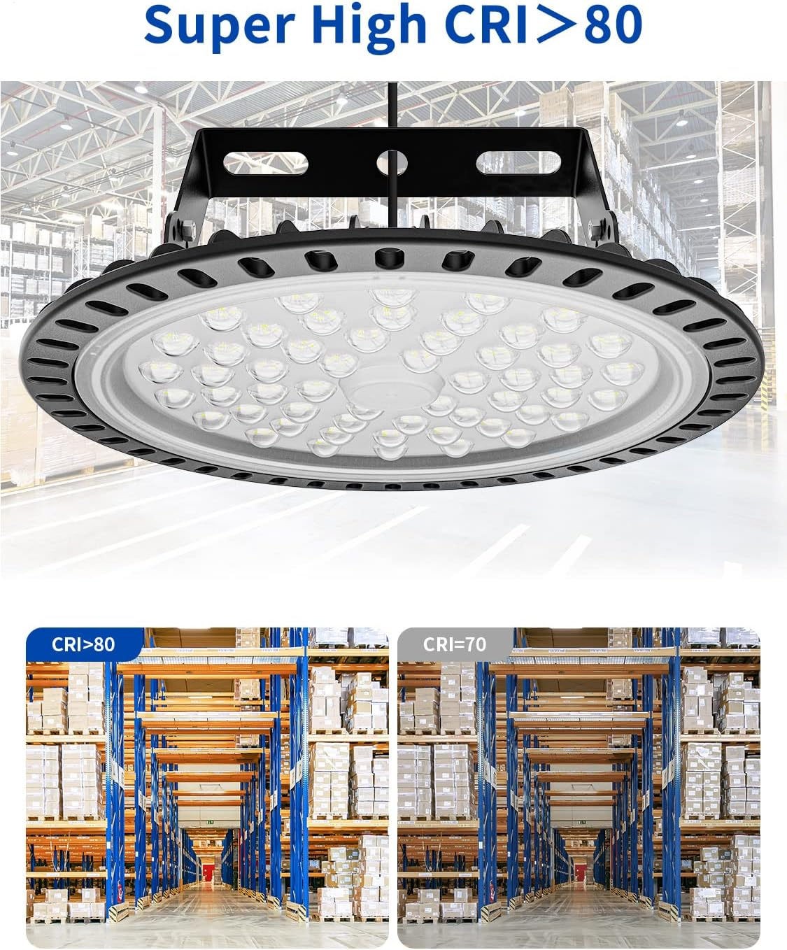 10 Pack 200W UFO LED High Bay Light Shop Industrial Commercial Factory GYM LAMP