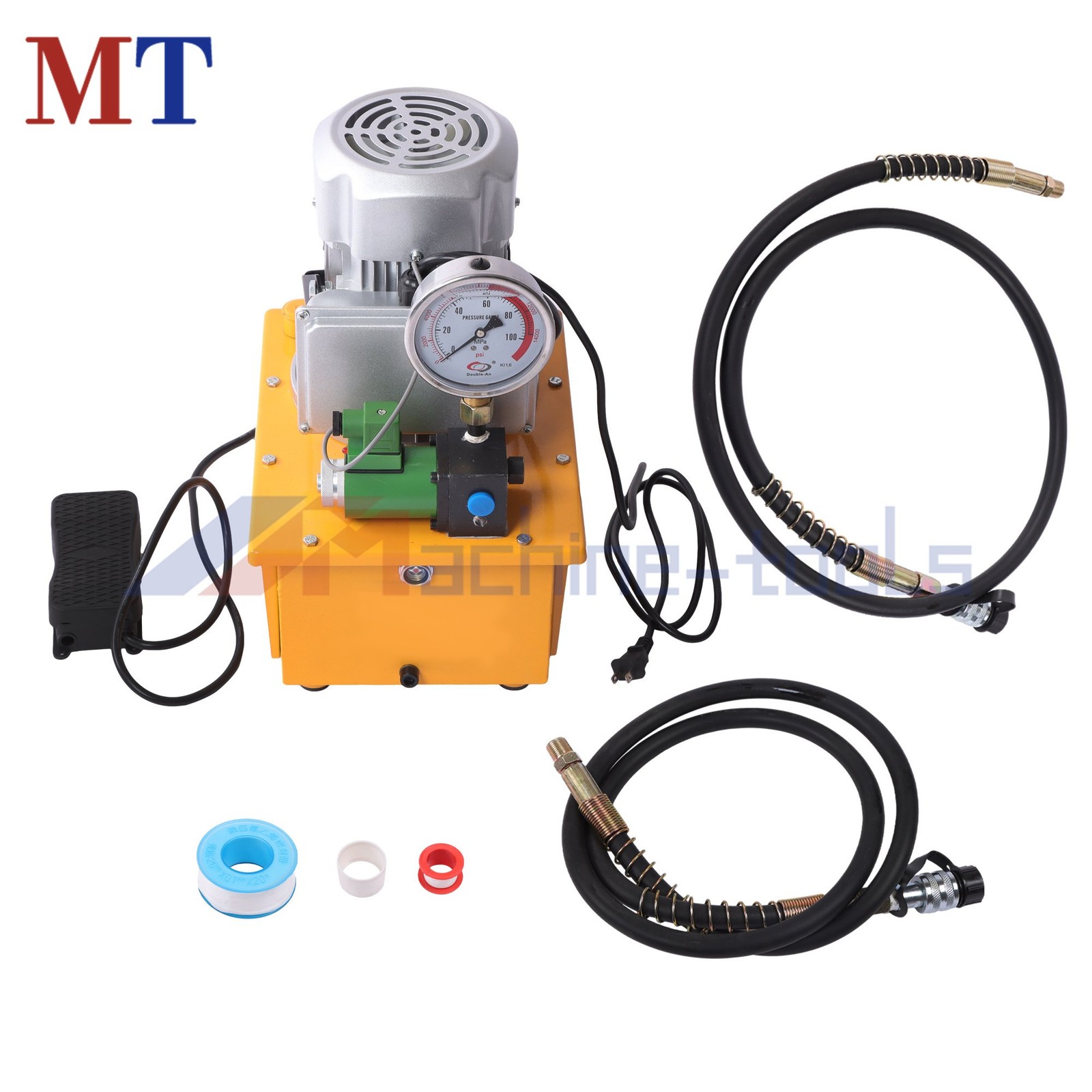Electric Pump with Solenoid Valve 10000PSI Single Acting 8 L