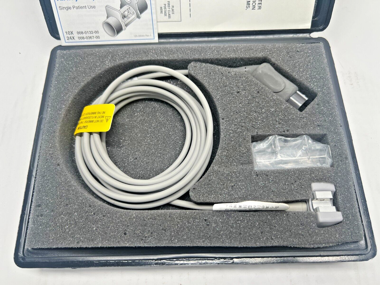 Welch Allyn Mainstream CO2 Sensor 008-0502-00 w/ Airway Adapter and Case