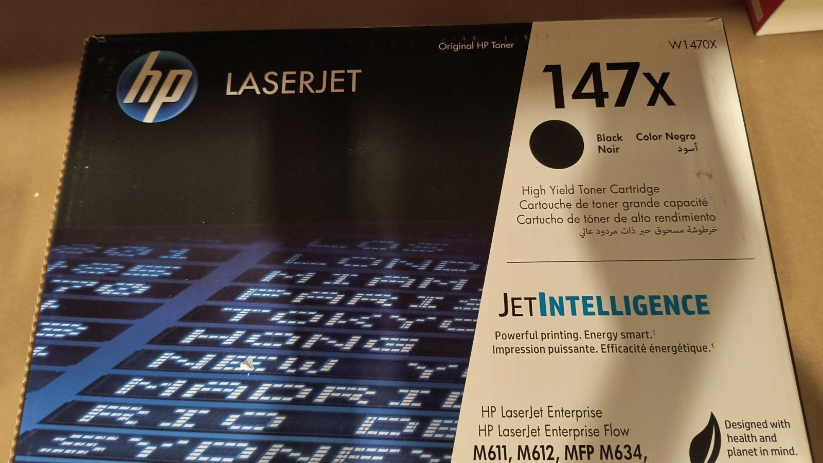 Genuine HP 147X W1470X High Yield Black Toner Cartridge No Extra Charges ✅