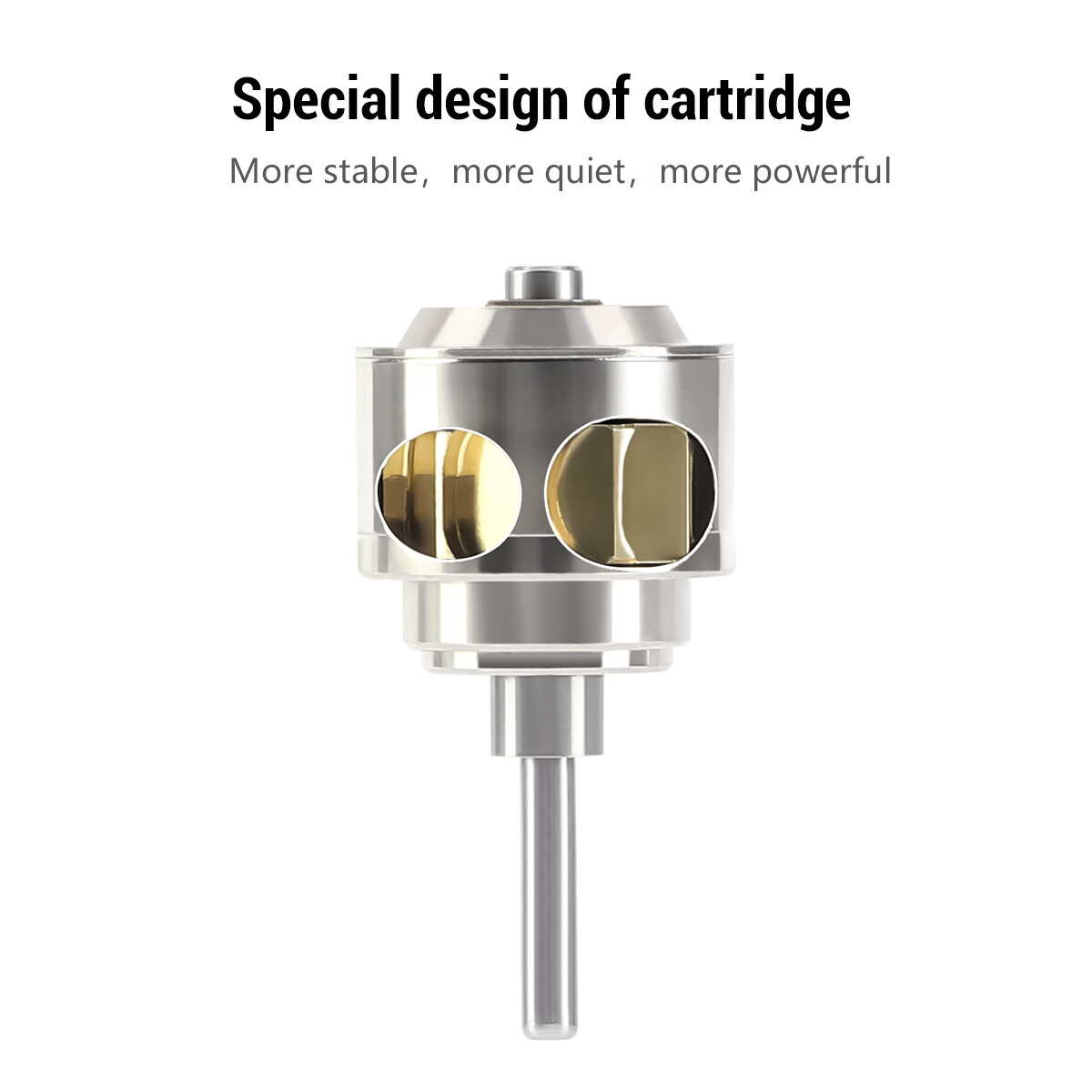 Dental Torque Head High Speed Handpiece 3 Water Spray Stainless Body 2 /4Holes