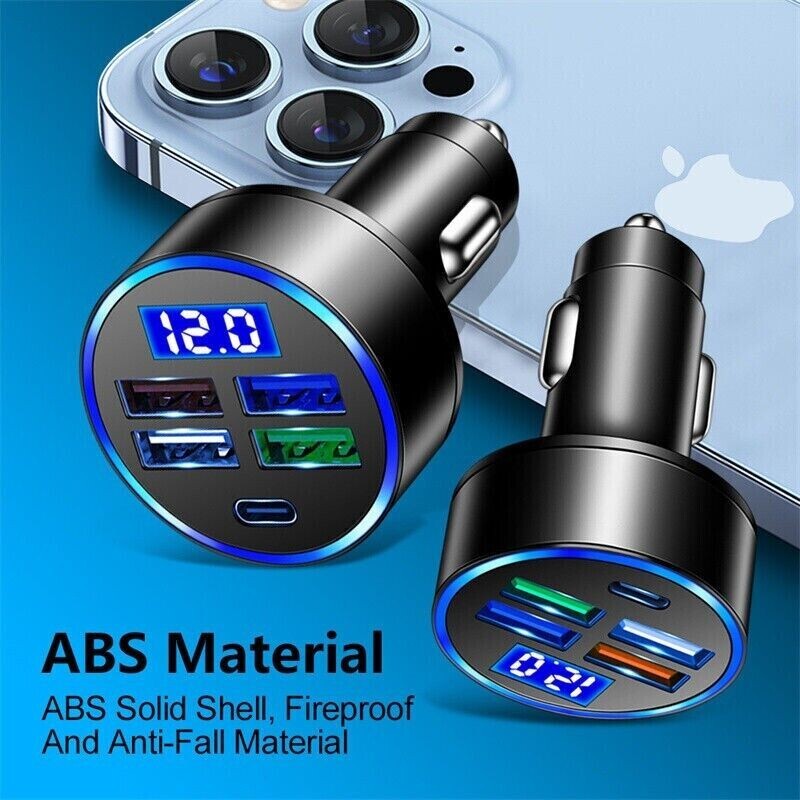 12V Digital LED Display Voltmeter Voltage Gauge Panel Meter For Car Motorcycle