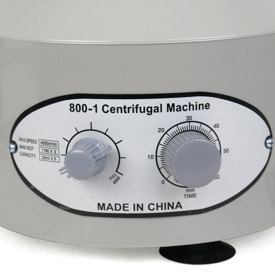 800-1 Electric Centrifuge Machine Lab Medical Practice 110V 4000 rpm 20ml x 6
