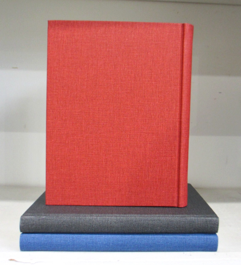 Graph Lined Pages Fabric Hardcover 9″ Journal Graphic Image BLACK