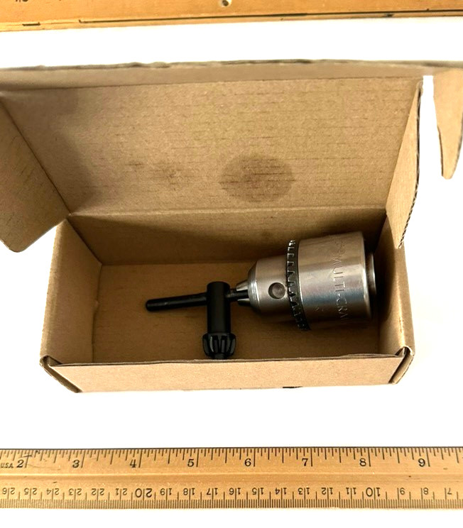 Jacobs 1/2″ Capacity Drill Chuck w/ Proper KK Key USA 1/2-20 Thread