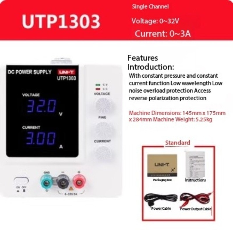 UTP1306S/1310 DCStabilized PowerSupply UTP1303/UTP1305 Adjustable DC PowerSupply
