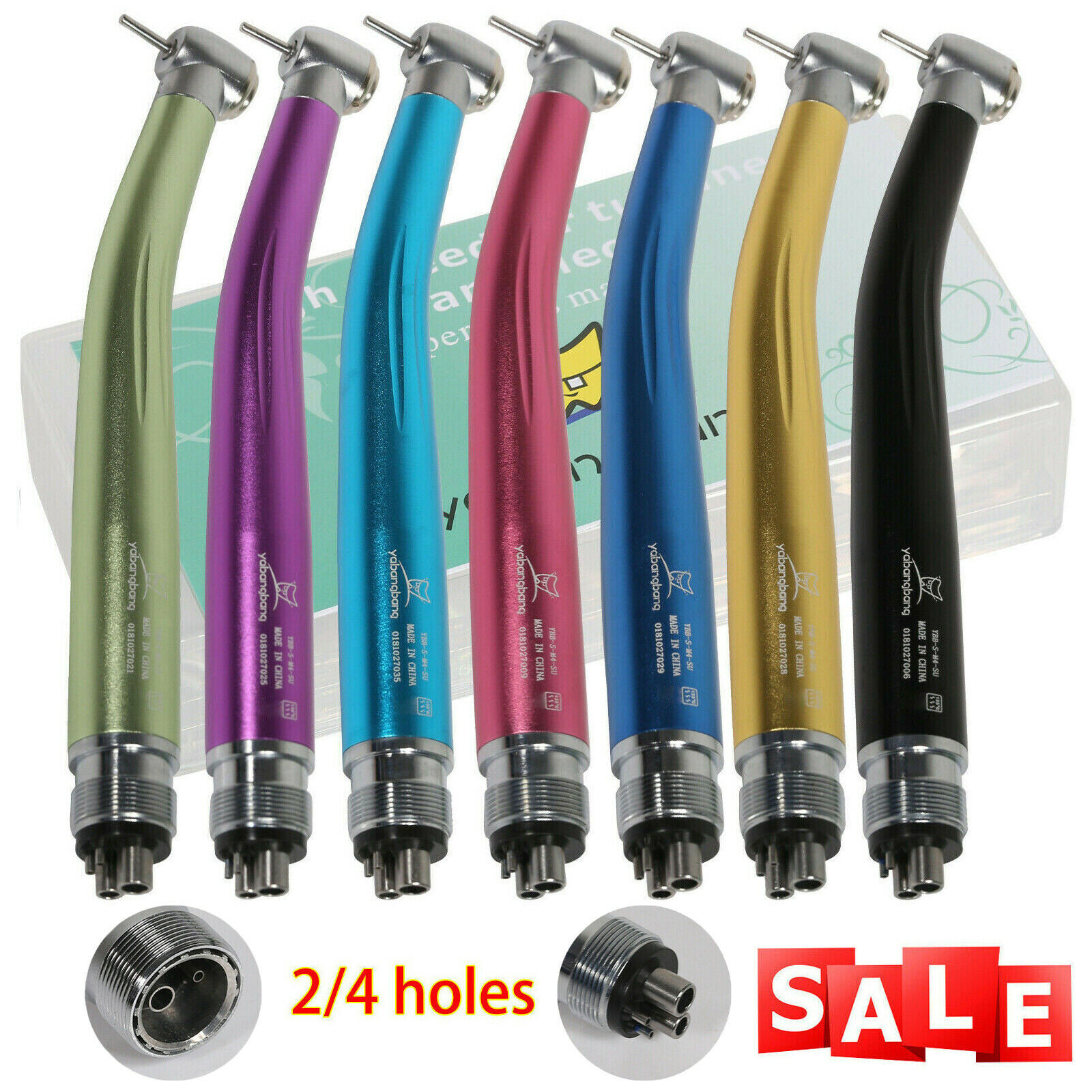 NSK PANA MAX Style Dental High Speed Handpiece Turbine 2/4Holes 7-Colors Rotor