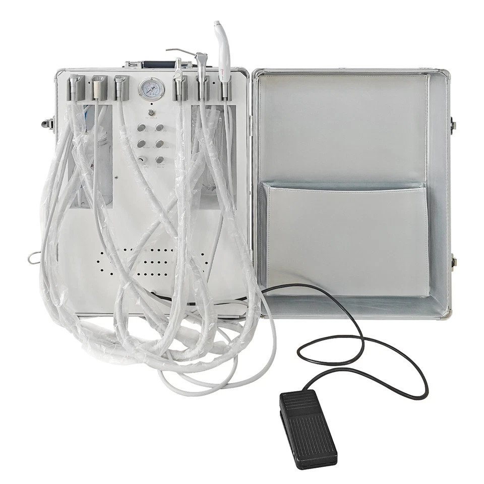Dental Delivery Cart Treatment/Unit System Air Compressor/Turbine Unit 4Hole US