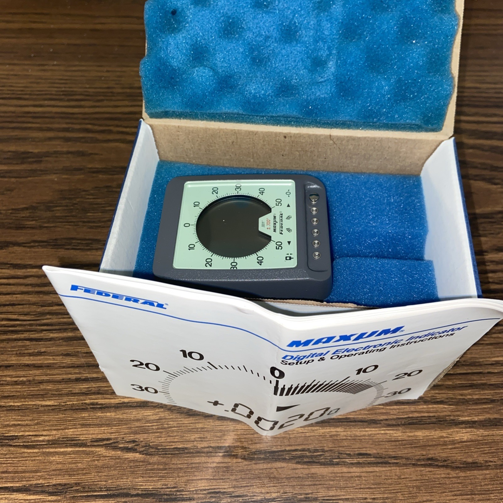 Mahr Federal Maxum Plus w/ Digital Output 3.4V DEI-71110D 🔥NOS🔥