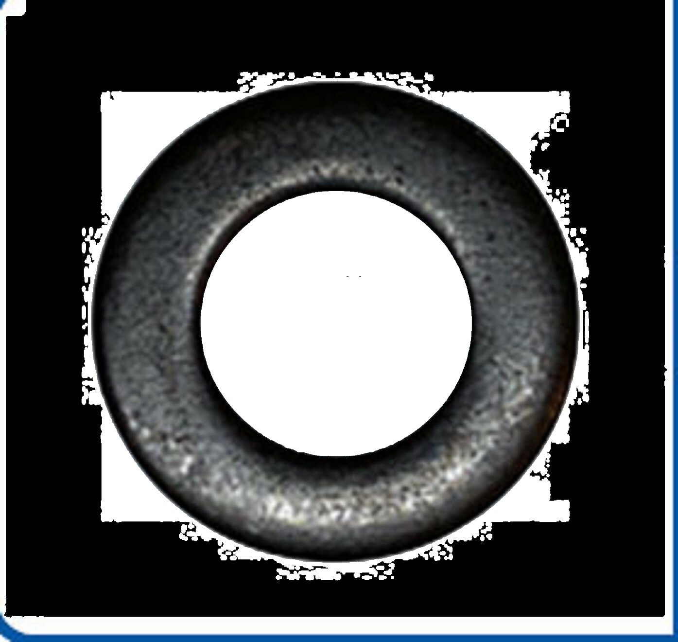 M10 FLAT WASHER DIN125A (.415 X.775 X.086) BLACK. FAST SHIPPING.