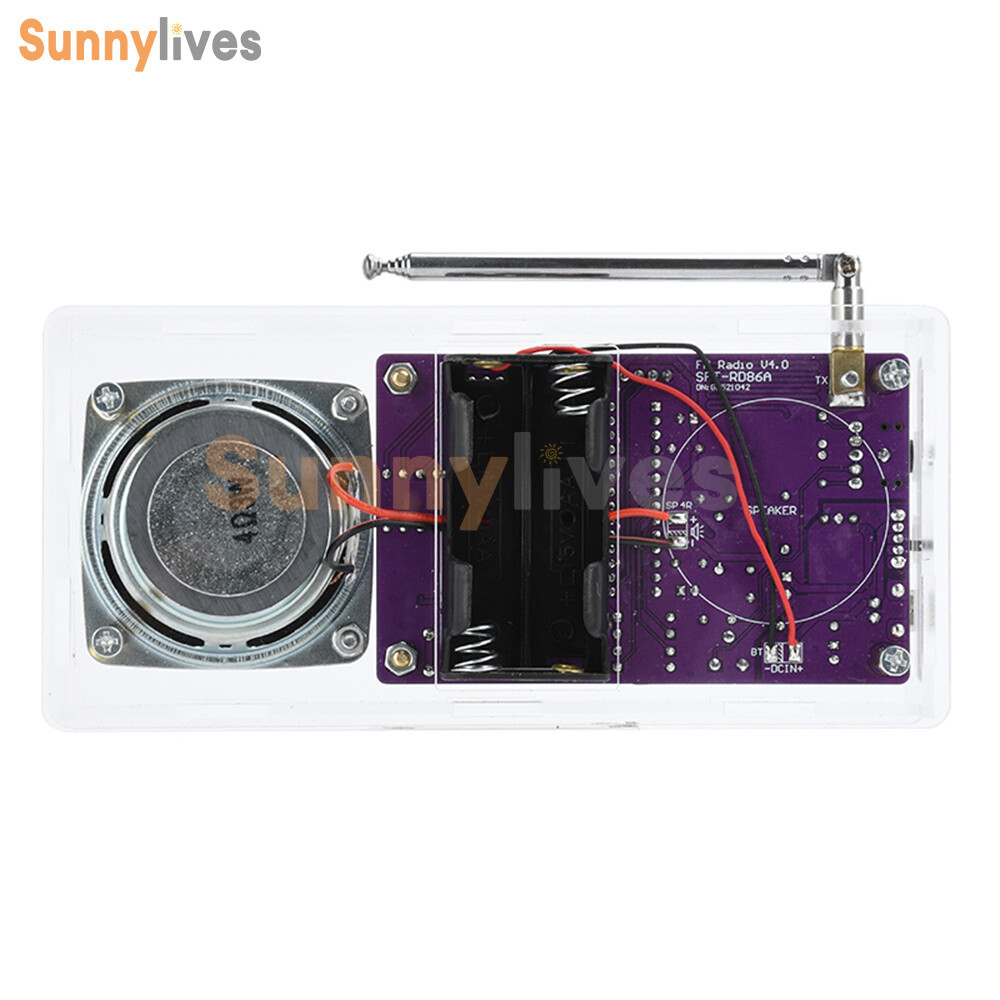 Digital Tube FM Radio Electronic Kit DIY Soldering Practice Kit 87.5MHz~108MHz