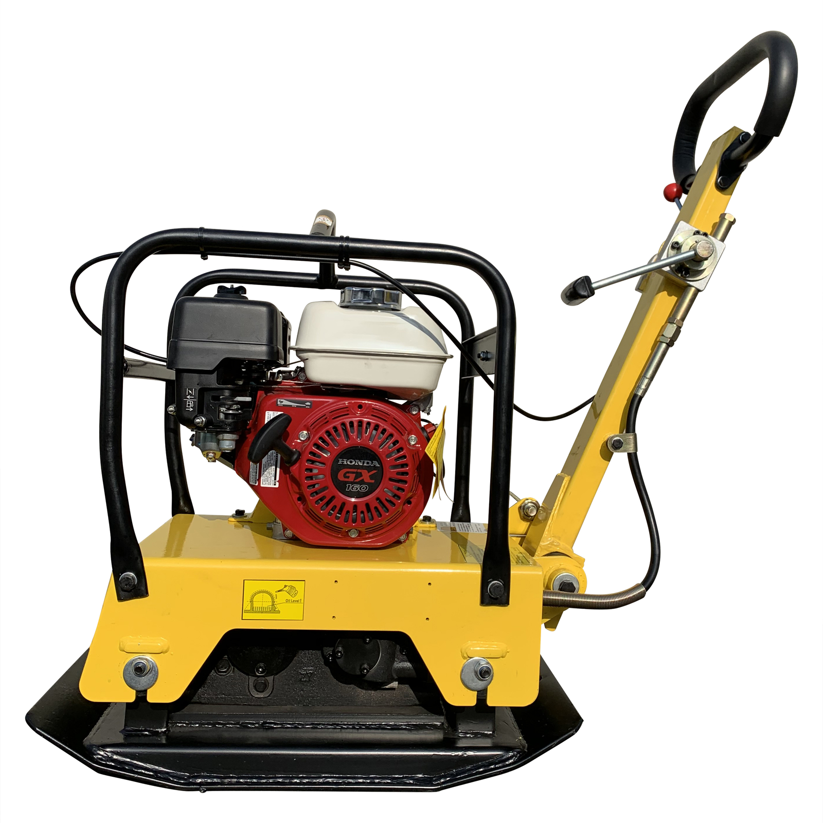 Honda GX160 Reversible Plate Compactor Vibratory Walk Behind 320 Lbs,4950Lb Comp