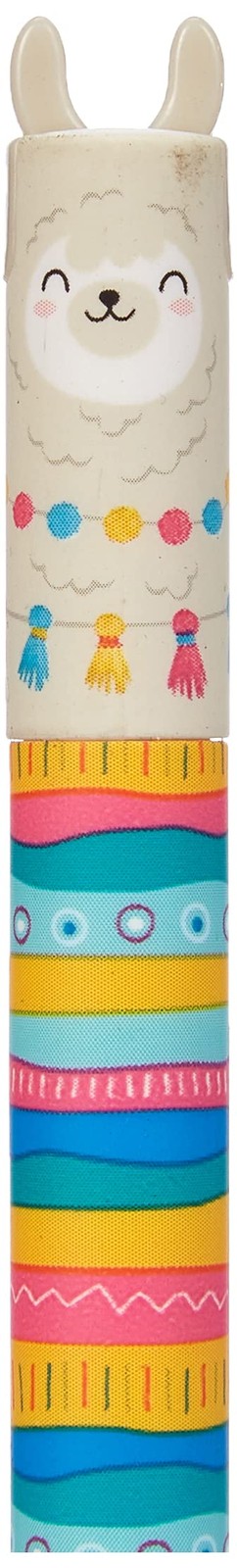 Legami Erasable Gel Pen Multicoloured Llama 0.7Mm Tip Ink Blue Pack Of 1