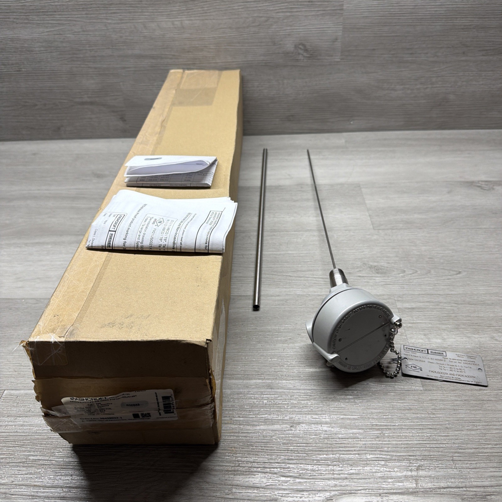 Ashcroft S50DRKN111F2-XB-H6R3-F3PTN=40LN=497 S50 RTD Thermocouple -200 To 1200C
