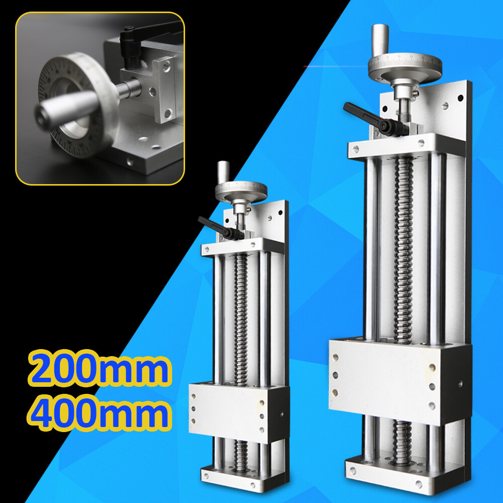 CNC Manual Sliding Table Cross Slide Linear Stage SFU1605 Ballscrew X Y Z Axis