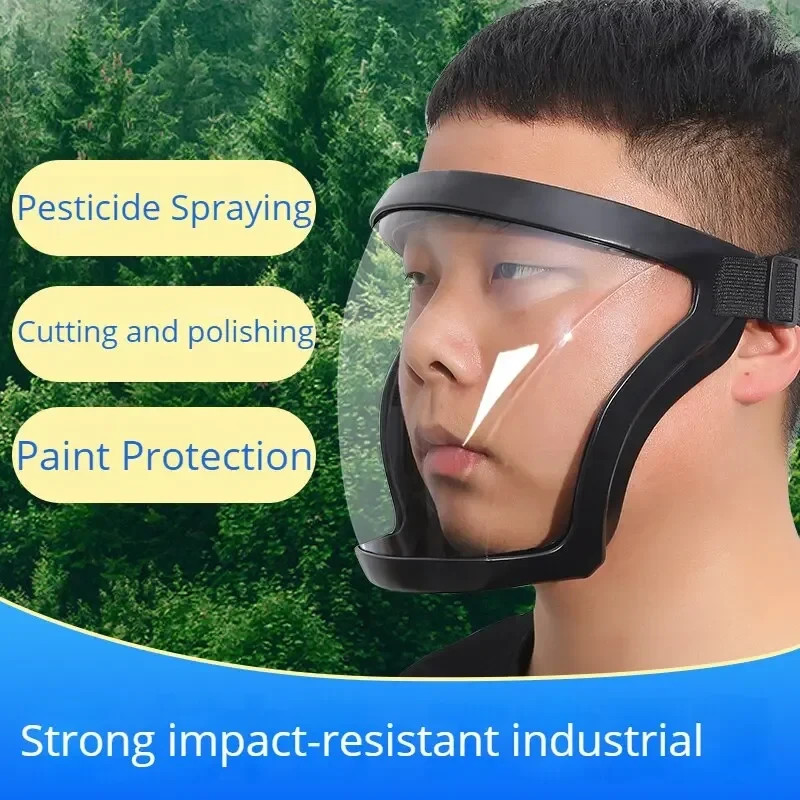 Anti-Fog Safety Face Mask Dust Splash Resistant Cycling Work Grinding Shield