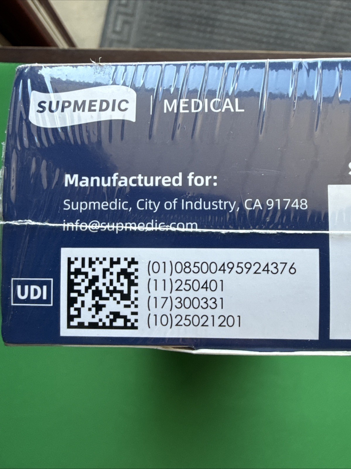 Supmedic Medical Nitrile Exam Gloves Latex-Free Powder-Free Size Large New Box