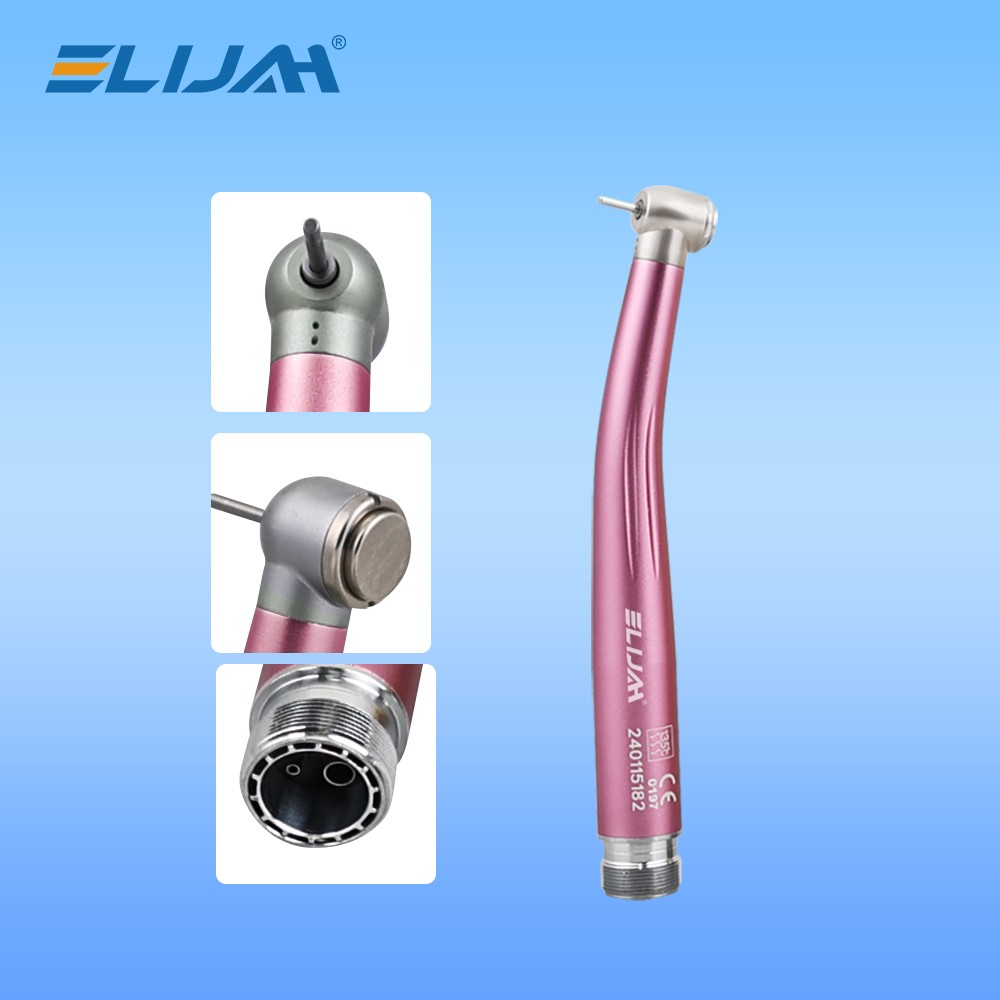 NSK Style Dental High Speed Handpiece Turbine 4 Hole/2 Holes 8 Color Push Button