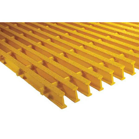 Fibergrate 350823.02 Fiberglass Pultruded Grating, 72 In Span, Grit-Top